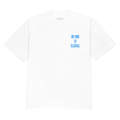 No One Is Illegal T-Shirt (White)